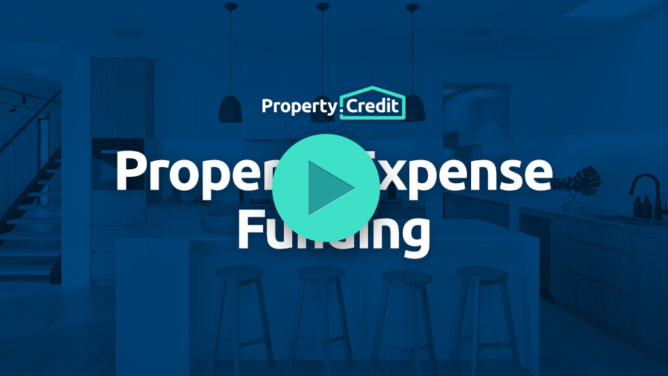 Property Expense Funding Youtube Thumbnail Image with Play Icon